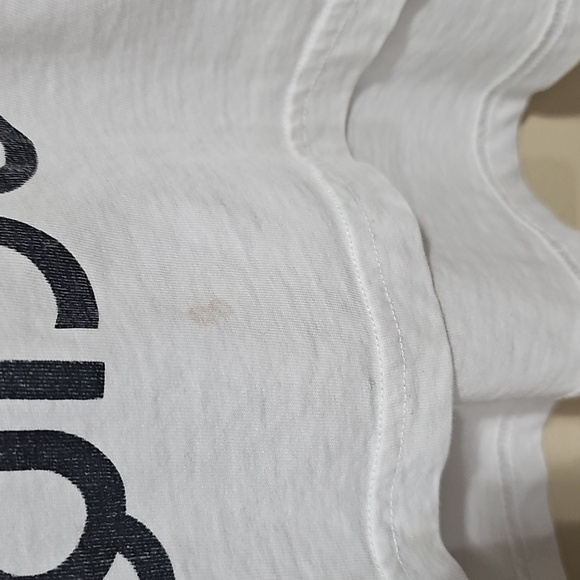 Moschino White and Black Graphic Tee - Picture 3 of 10